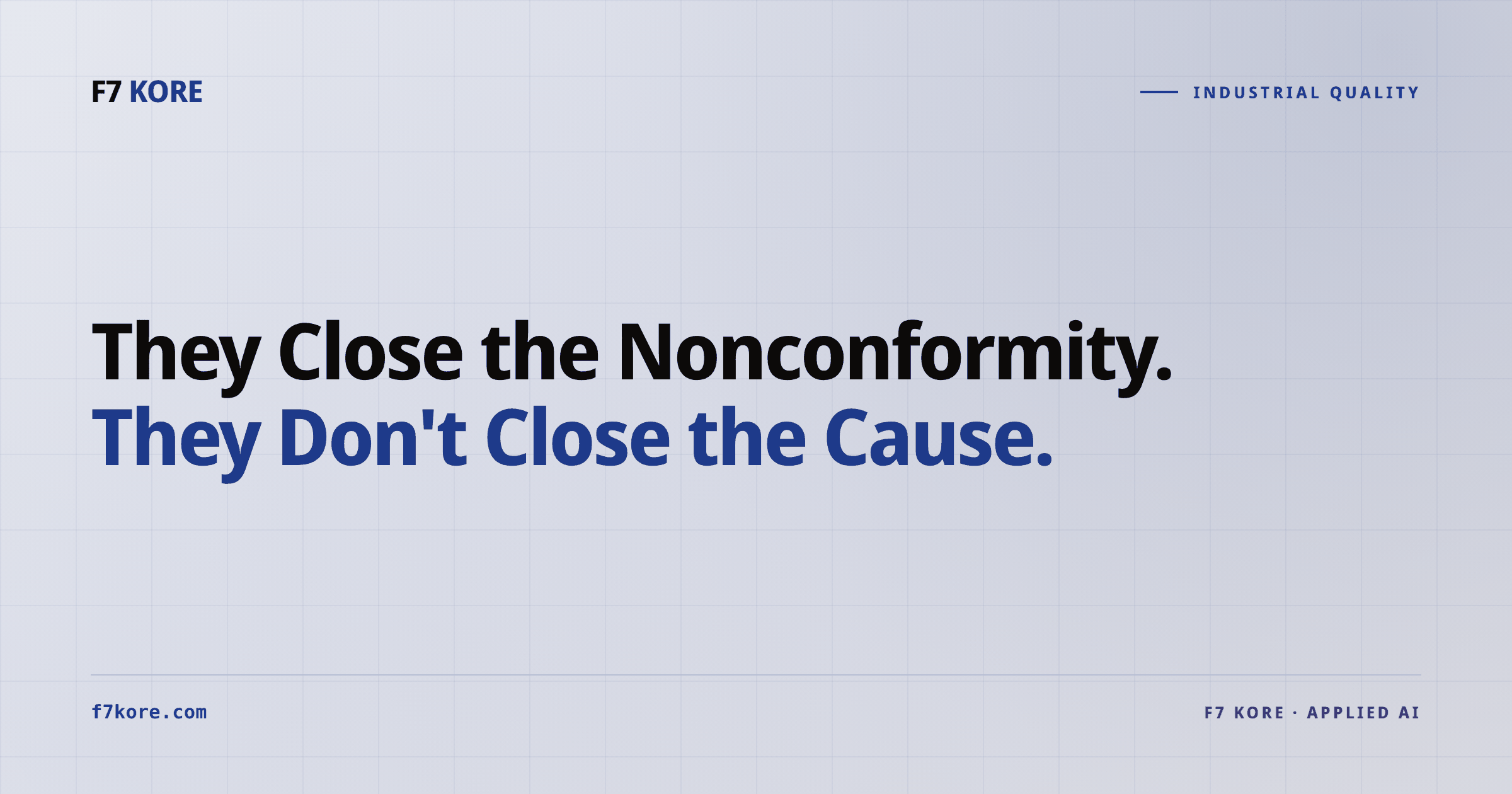 They Close the Nonconformity. They Don't Close the Cause.