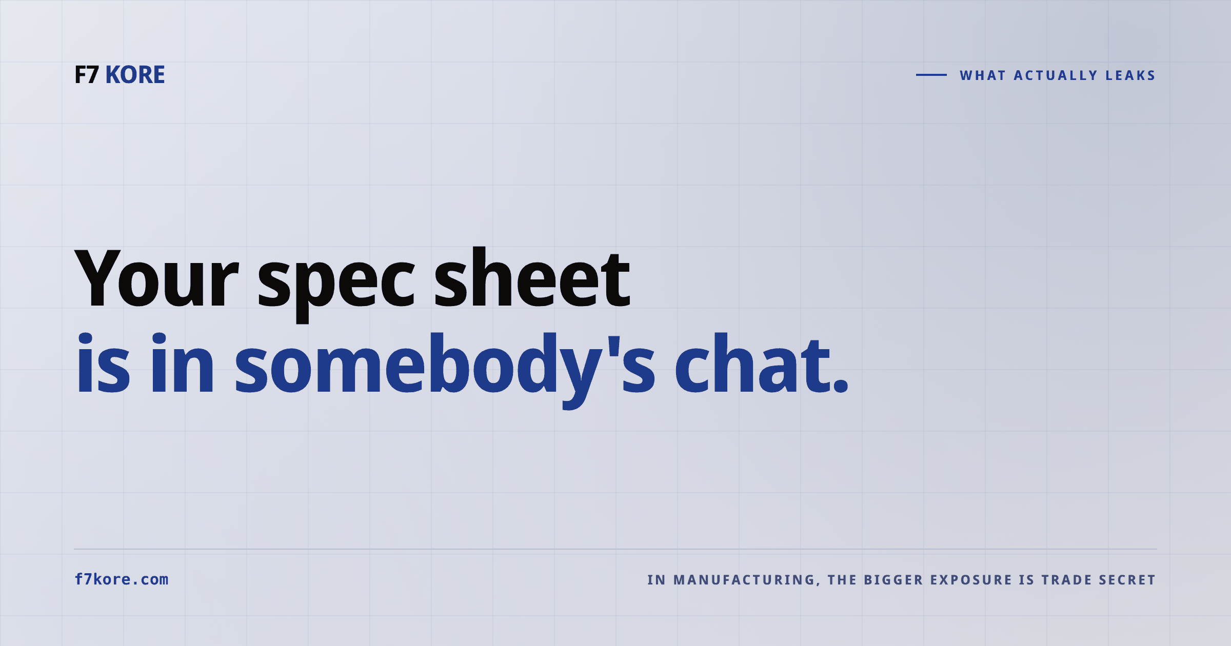 What gets uploaded to a personal account: spec sheets, formulations, cost breakdowns, supplier contracts